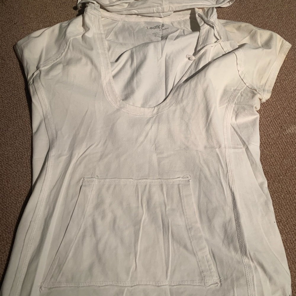 Lounge white sleeveless sweater